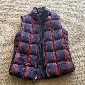 Patagonia Red and Black Checkered Vest